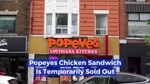 People Are Going Nuts Over Popeyes Chicken Sandwich