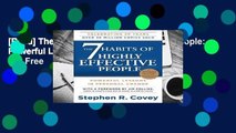 [Read] The 7 Habits of Highly Effective People: Powerful Lessons in Personal Change  For Free