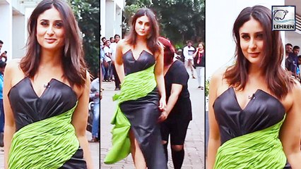 Kareena Kapoor Gets Uncomfortable In Her Awkward Black Dress