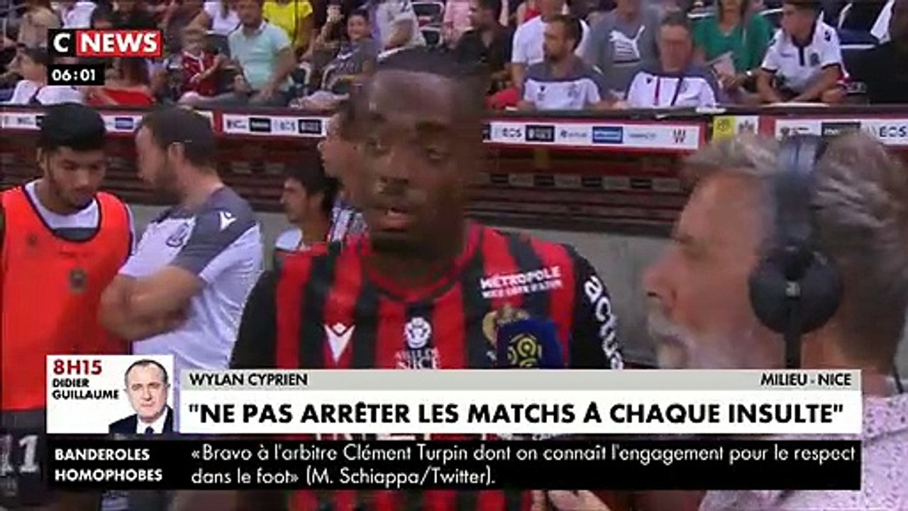 Le match Nice-OM interrompu hier soir pour des chants et des banderoles homophobes qui affirmaient "A Nice aussi on aime les pédales!"