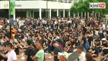 China rotates Hong Kong troops as protesters call for democracy