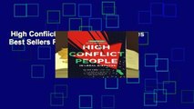 High Conflict People in Legal Disputes  Best Sellers Rank : #1