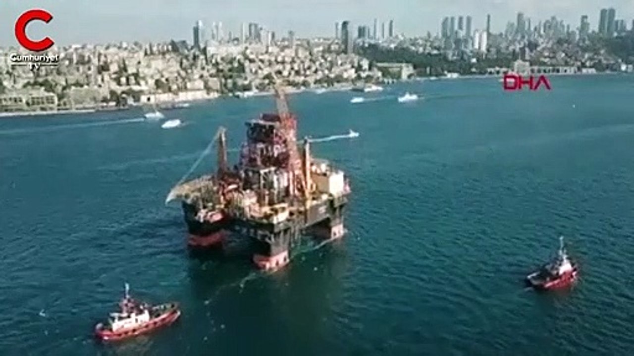 Dev petrol arama platformu İstanbul Boğazı'ndan geçiyor