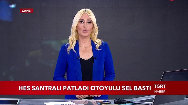 Sivas'ta HES Santrali Patladı, Otoyolu Su Bastı