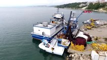 Sinop karadenizli balıkçılar av sezonuna hazırlanıyor