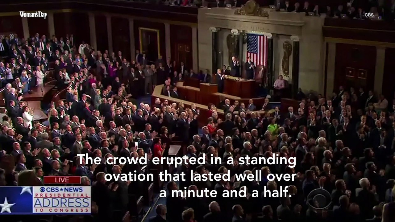 Wife of Fallen Navy SEAL Gets Incredible Standing Ovation During Trump’s Speech