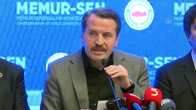 Memur-Sen Genel Başkanı Yalçın: 'Hakem heyeti adaletten şaştı kamu işverenine noterlik yapmış oldu' - ANKARA