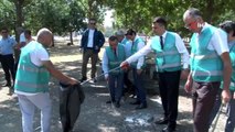 Adana'da hükümlüler 45 ton atık topladı