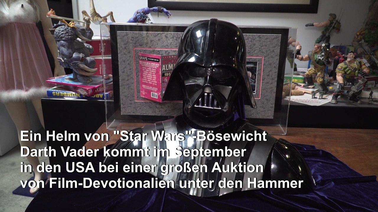 Darth Vaders Original-Helm unterm Hammer
