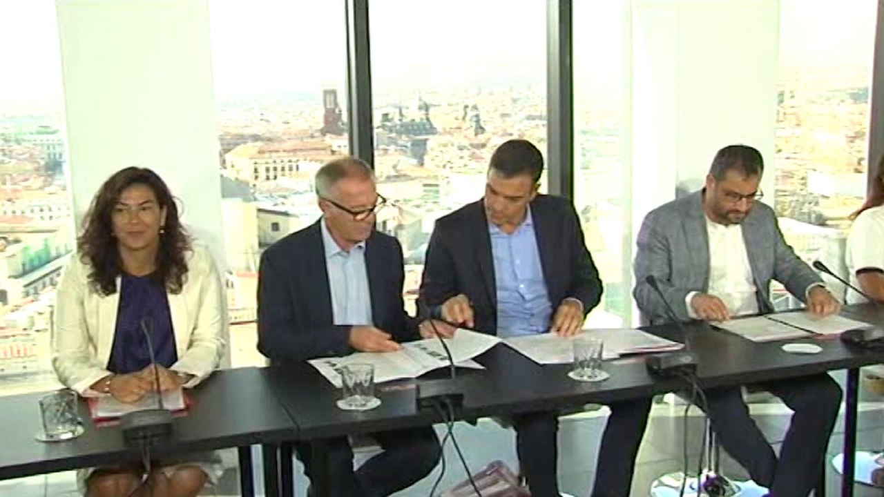 Sánchez y Guirao se reúnen con representantes del mundo del deporte