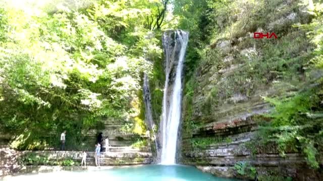 Sinop doğa harikası erfelek tatlıca şelaleleri'ne ilgi