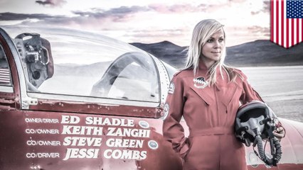 'Fastest woman on four wheels' Jessi Combs dies in jet-car crash