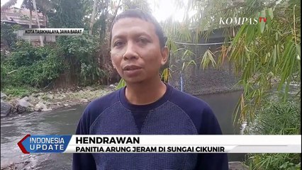 下载视频: Tercemar Limbah Pabrik, Sungai di Tasikmalaya Menghitam