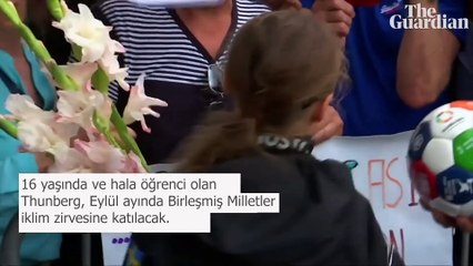 16 yaşındaki iklim aktivisti Thunberg New York'a vardı: Herkes bana Trump'ı soruyor