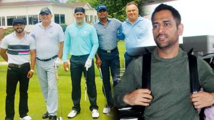 Dhoni is now in America with kedar jadhav