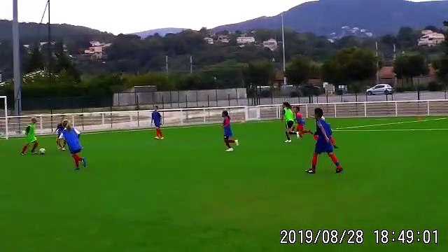 Opposition U11 Jaunes contre Bleus