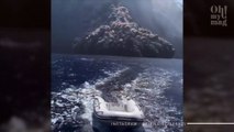 Stromboli: un barco escapa por los pelos de la erupción del volcán italiano (vídeo)