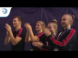 Denmark - 2016 TeamGym European silver medallists, junior women's team