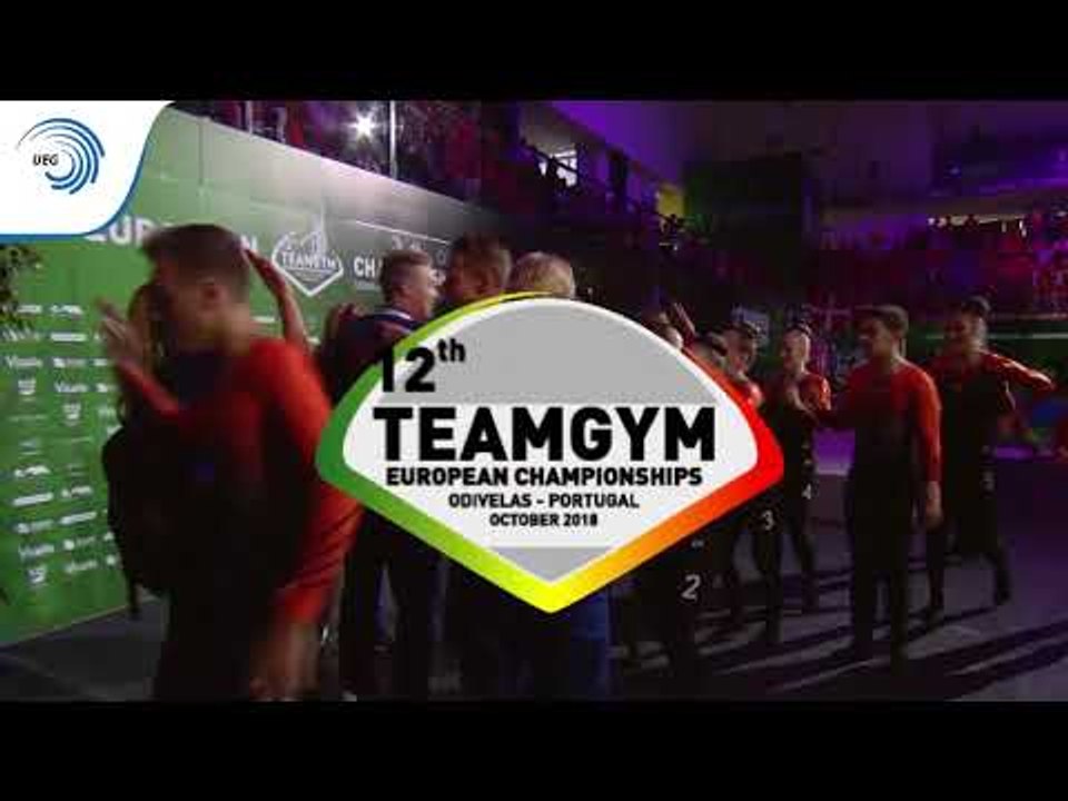 The Netherlands - 2018 TeamGym Europeans, junior mixed team final