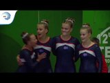 Iceland - 2018 TeamGym European bronze medallists, junior women's team