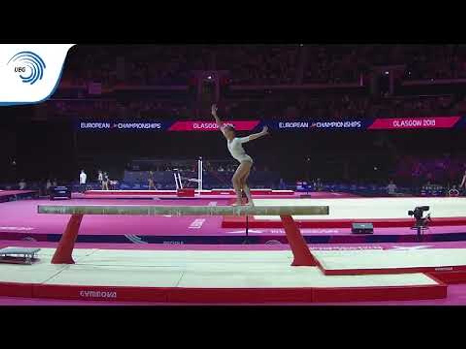 Emma MALEWSKI (GER) - 2018 Artistic Gymnastics Europeans, junior qualification beam