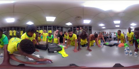 Vidéo 360° : la joie du vestiaire à Amiens