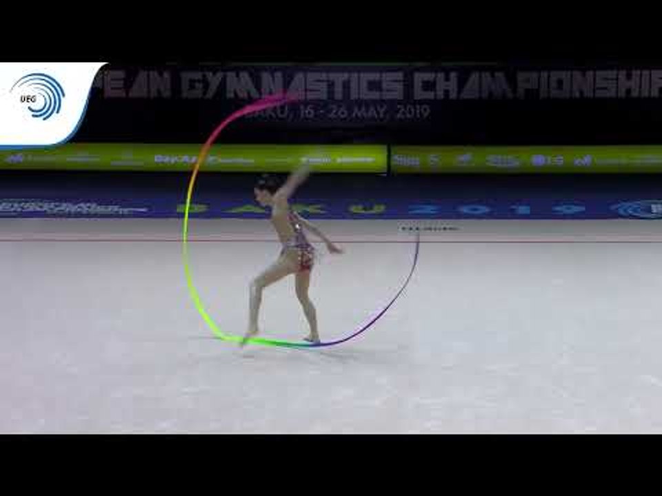 Milena BALDASSARRI (ITA) - 2019 Rhythmic Gymnastics European Championships, ribbon final