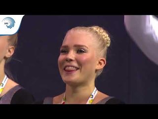 Finland - 2016 TeamGym Europeans, junior women's team final