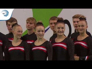 Denmark - 2016 TeamGym European Champions, junior mixed team