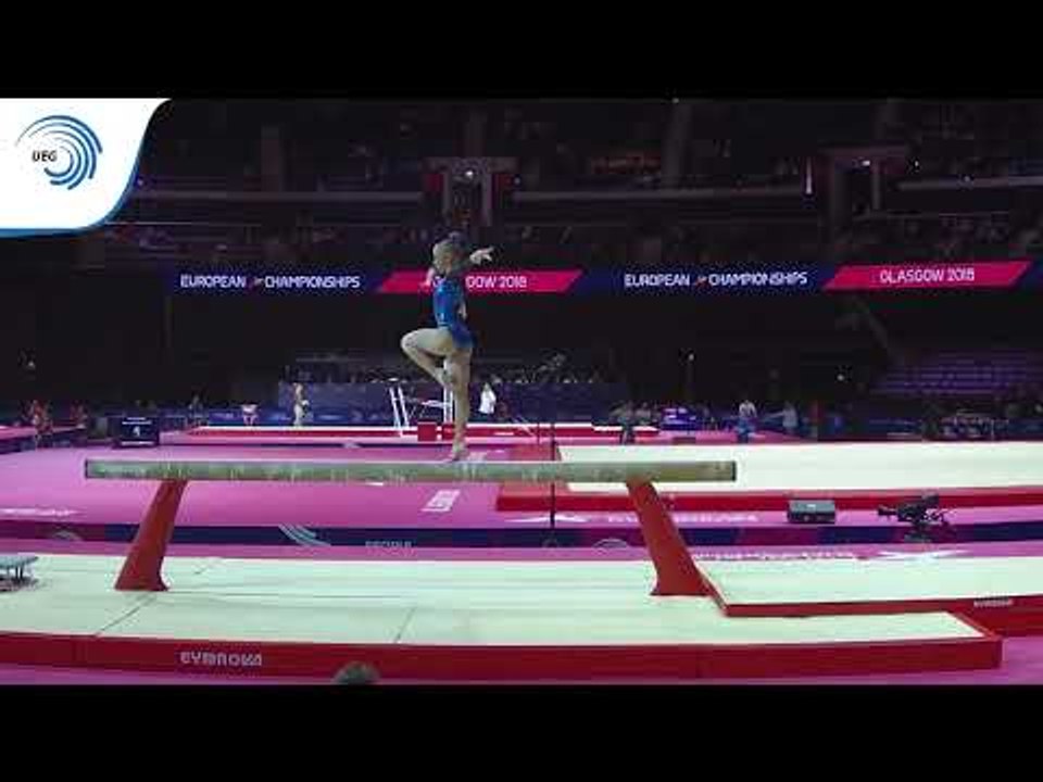 Vigdis PALMADOTTIR (ISL) - 2018 Artistic Gymnastics Europeans, junior qualification beam