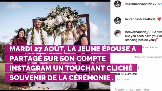 PHOTO. Dwayne Johnson : son épouse Lauren Hashian partage une adorable photo de leur mariage avec leurs deux filles