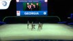 Georgia -  2019 Rhythmic Gymnastics Europeans, junior groups 5 hoops qualification