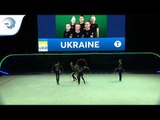 Ukraine -  2019 Rhythmic Gymnastics Europeans, junior groups 5 hoops qualification