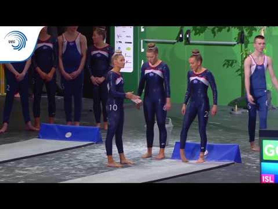 Iceland - 2018 TeamGym Europeans, junior mixed team final