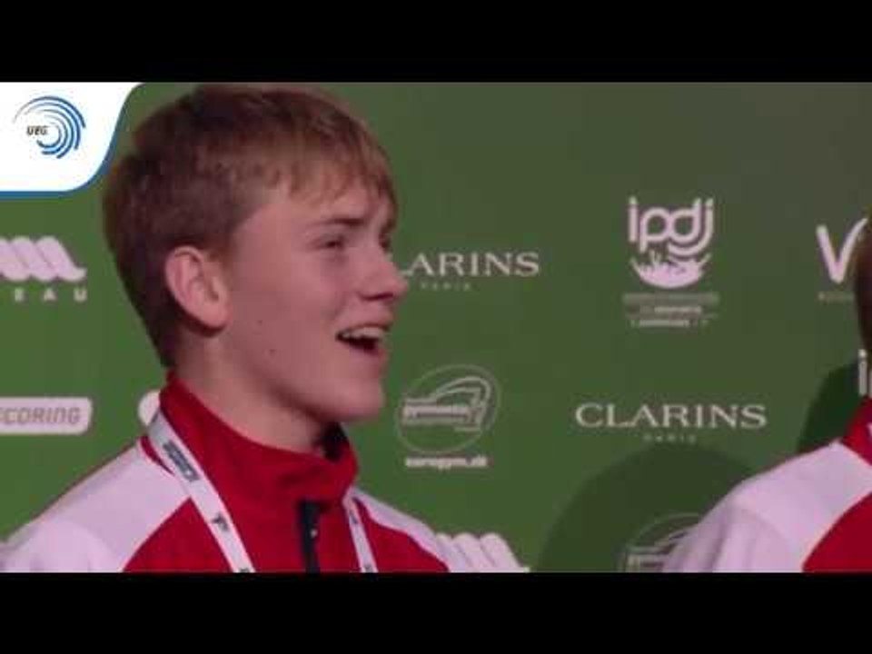 Denmark - 2018 TeamGym European Champions, junior men's team