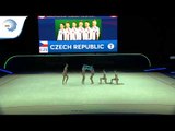 Czech Republic -  2019 Rhythmic Gymnastics Europeans, junior groups 5 hoops qualification