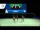 Italy - 2019 Rhythmic Gymnastics Europeans, junior groups 5 hoops qualification