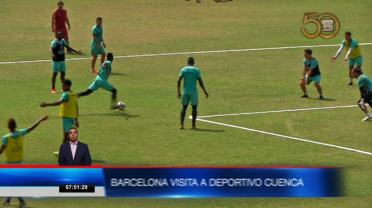 Barcelona listo para enfrentar al Deportivo Cuenca por la Liga Pro