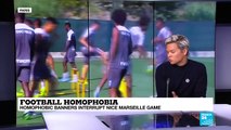 Homophobic banners interrupt football match in France: 