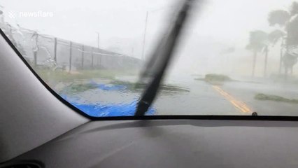 Hurricane Dorian slams into Virgin Islands damaging homes