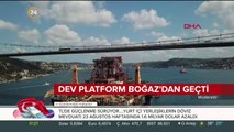 Dev petrol arama platformu Scarabeo 9 İstanbul Boğazı'nda