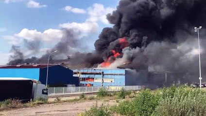 Bouzonville : important feu chez Manoir Industries