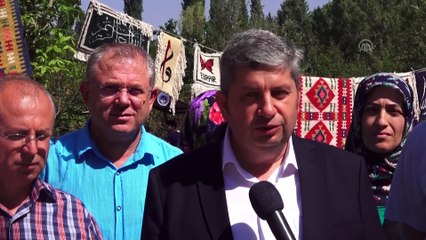 Kadınların dokuduğu halılar mesire alanında sergilendi - KAYSERİ