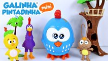 NOVA GALINHA PINTADINHA MINI Musical com Pintinho Amarelinho e Galo Carijó Canal KidsToyShow