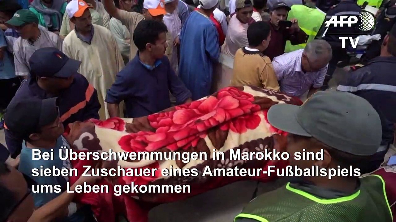 Sieben Tote bei plötzlichen Überschwemmungen in Marokko