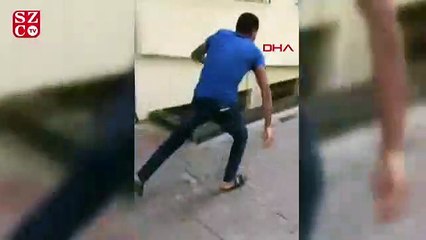 Önce dövdüler sonra polise teslim ettiler