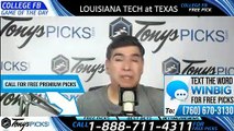 Louisiana Tech Texas College Football Pick 8/31/2019