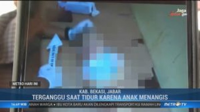 Ayah Banting Anak Tiri hingga Tewas di Bekasi