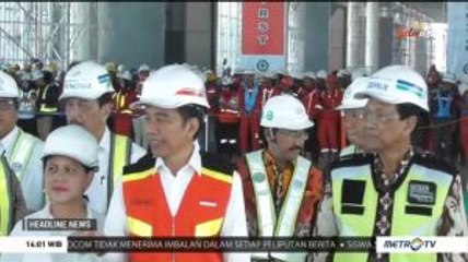 Jokowi Tinjau Pembangunan Bandara Internasional Yogyakarta