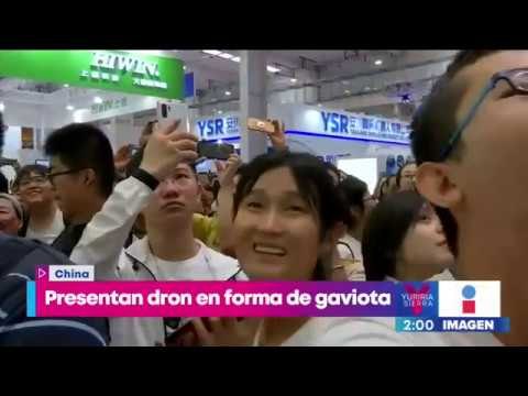 China presenta un dron en forma de gaviota capaz de volar | Noticias con Yuriria Sierra